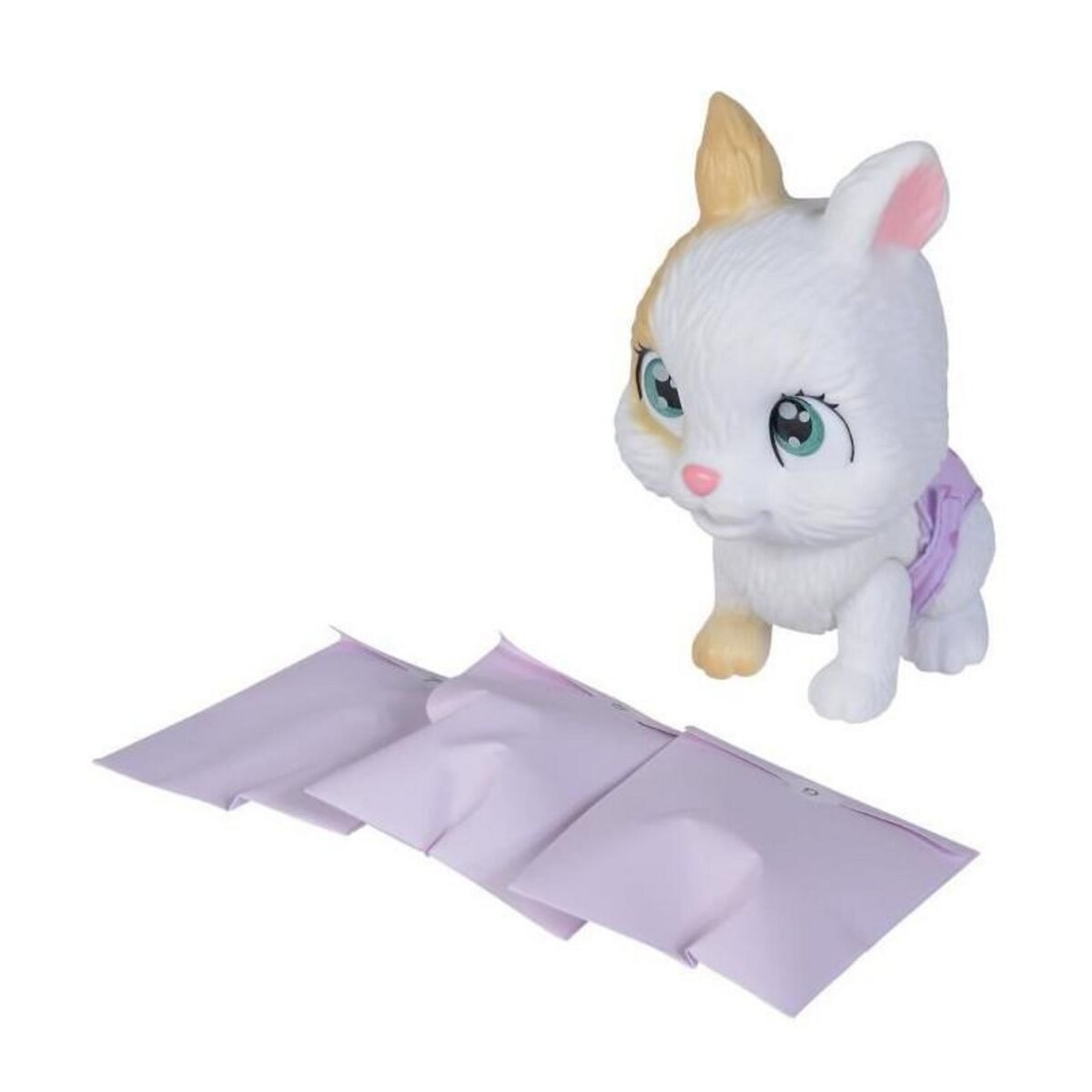 SILVERTORN Smoby - Pamper Petz - Lapin a adopter - 4 accessoires - Articulé - Bois et fais pipi - Certificat d'adoption - Des 3 ans