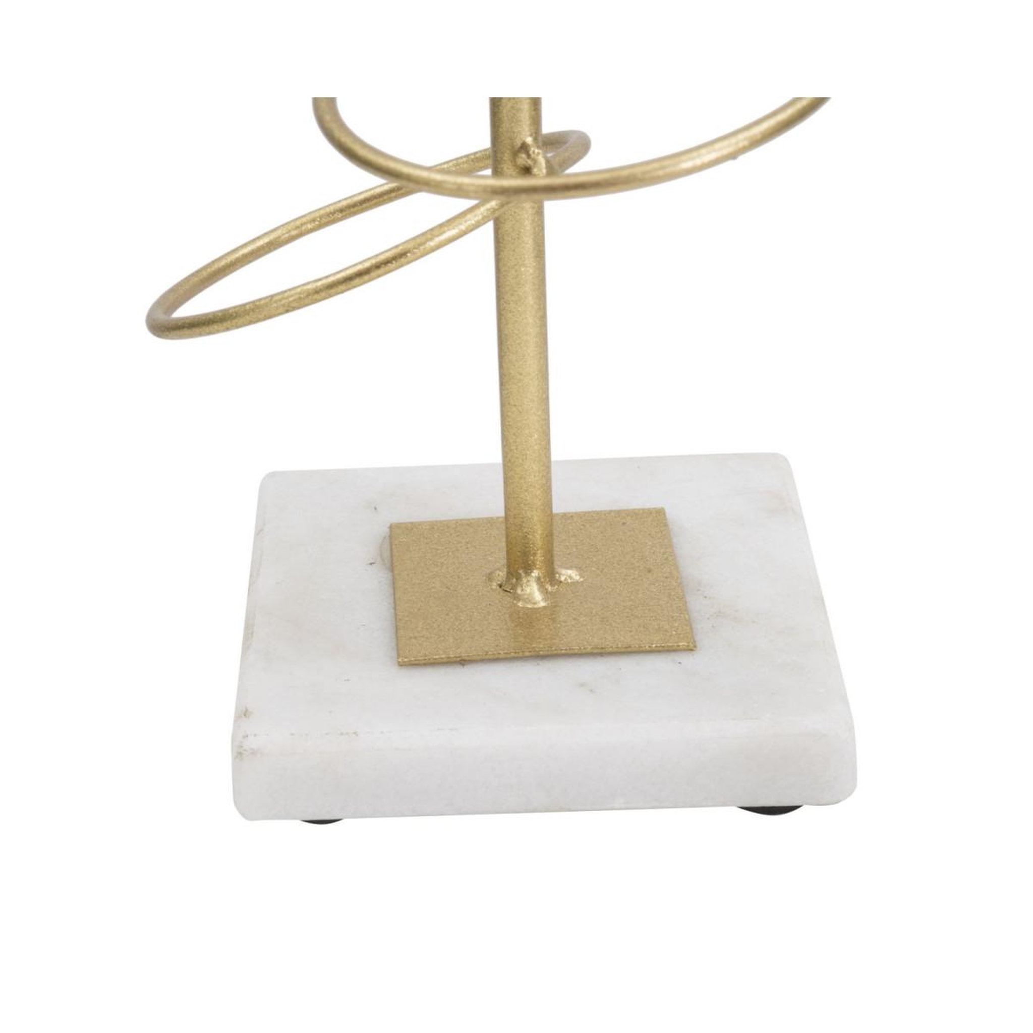 Voir la diapositive 3 : Paris Prix Bougeoir design en métal  rings  50cm or