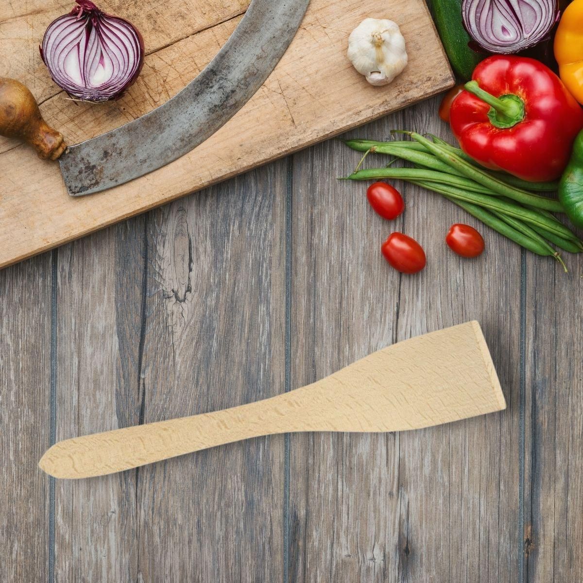 Fackelmann Ensemble de 2 Spatules de cuisine 30 cm Fackelmann Wood Edition