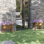 Voir la diapositive 1 : VIDAXL Jardinieres 2 pcs Marron miel 70x31x70 cm Bois de pin massif