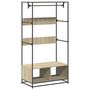 Voir la diapositive 2 : VIDAXL Armoire chêne sonoma 90x50x180 cm bois d ingénierie
