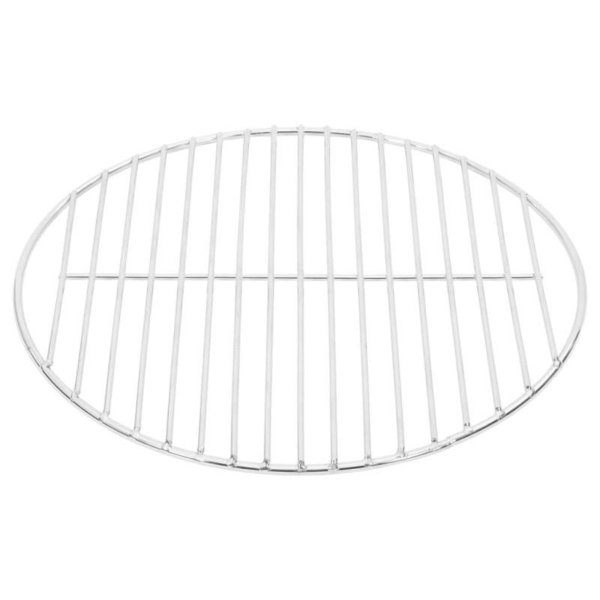 VIDAXL Grille de barbecue ronde Ø34,5 cm acier inoxydable 304