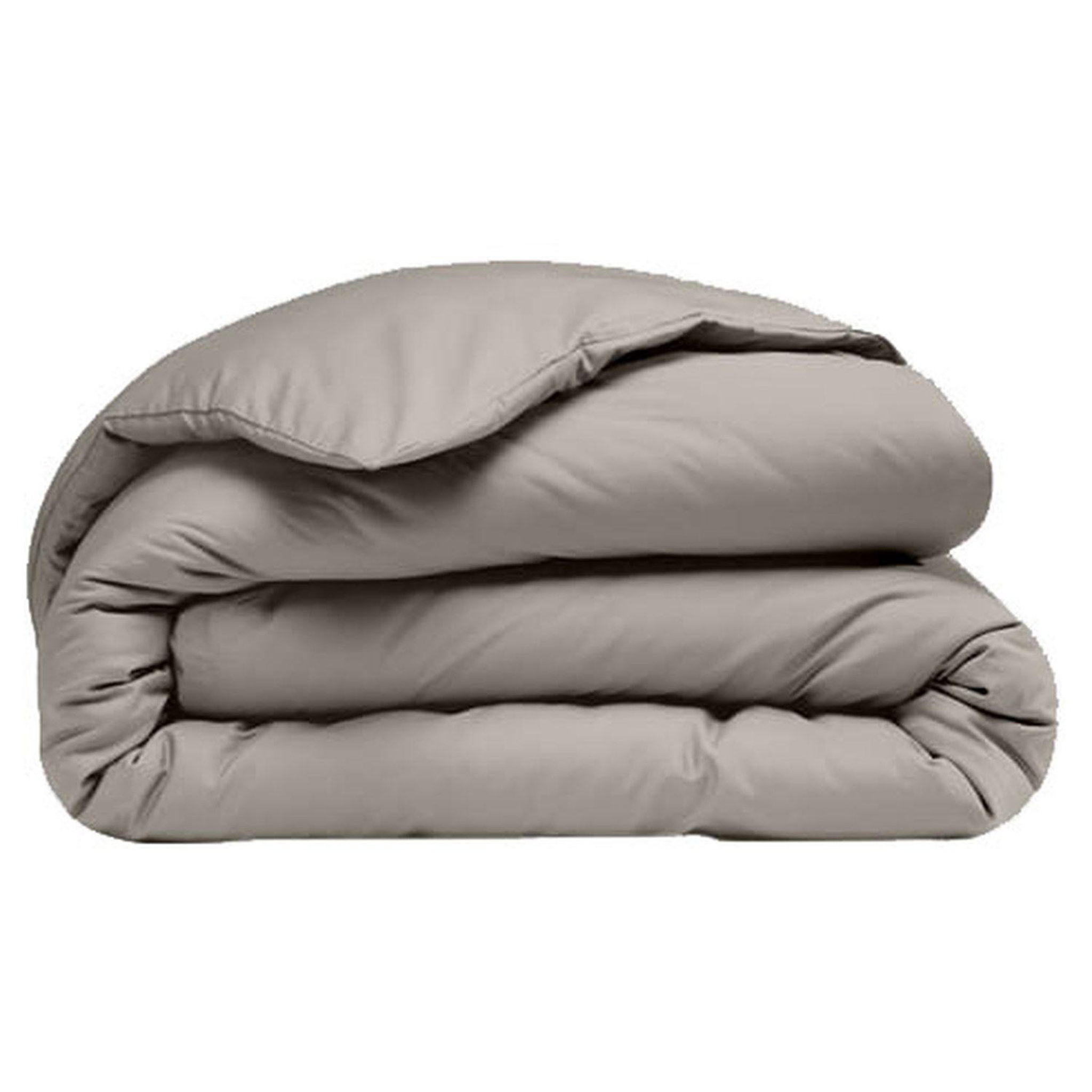 Voir la diapositive 3 : ACTUEL Housse de couette unie en percale de coton 70 fils - collection permanente