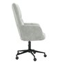 Voir la diapositive 4 : VIDAXL Chaise de relaxation Gris clair Velours