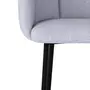 Rendez vous déco Chaise de bar Rosy en tissu gris clair 75 cm (lot de 2)