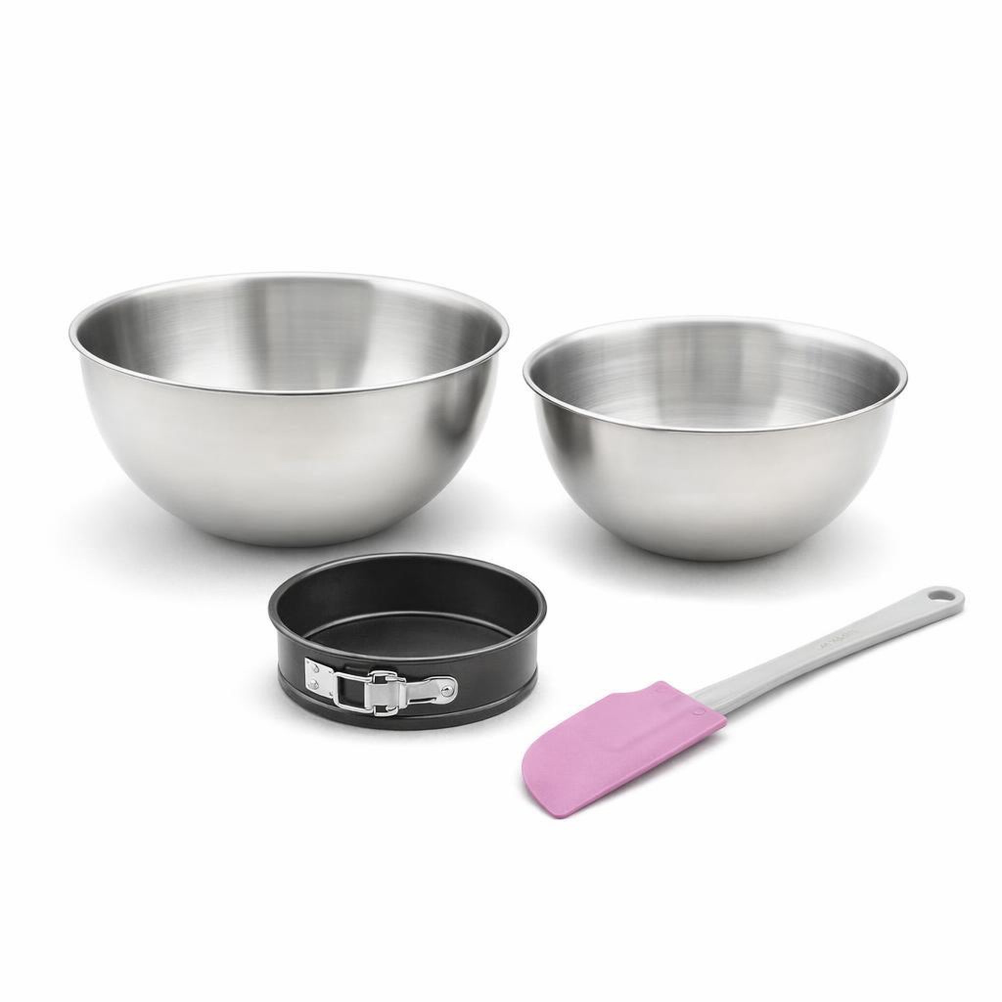 ZENKER Set de 4 ustensiles de pâtisserie moule à gâteau 2 bols et spatule spécial mini spécial mini zenker  spécial mini