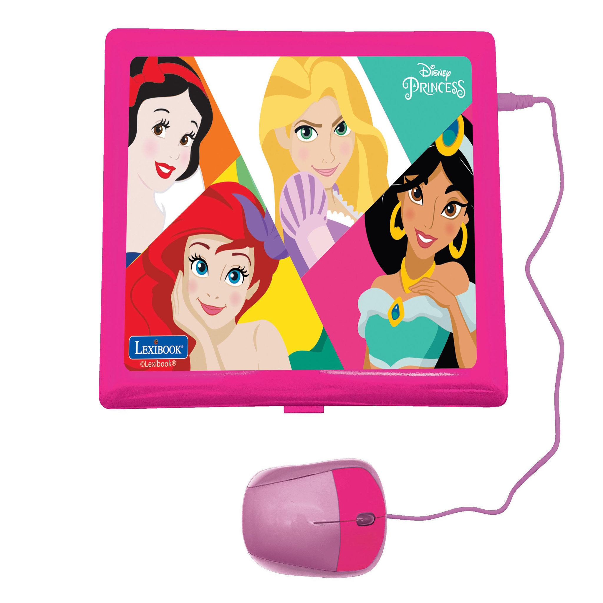 Voir la diapositive 2 : Lexibook Ordinateur portable éducatif bilingue Disney Princesse (FR/EN)