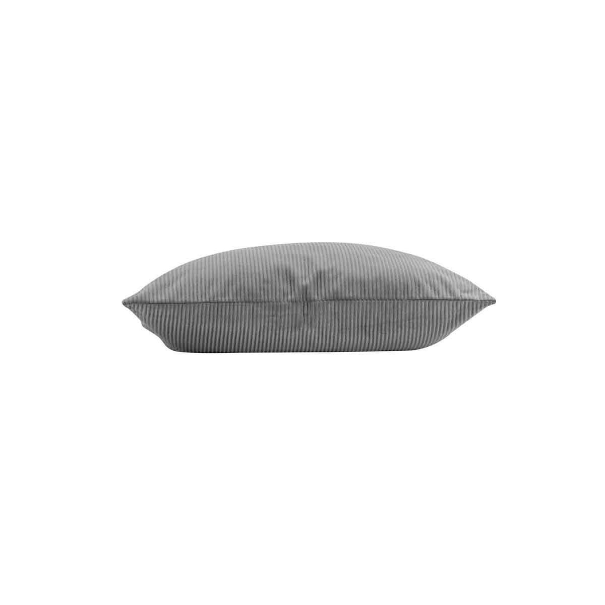 Voir la diapositive 2 : Douceur d'Intérieur Coussin déco en velours  casual  40x40cm gris