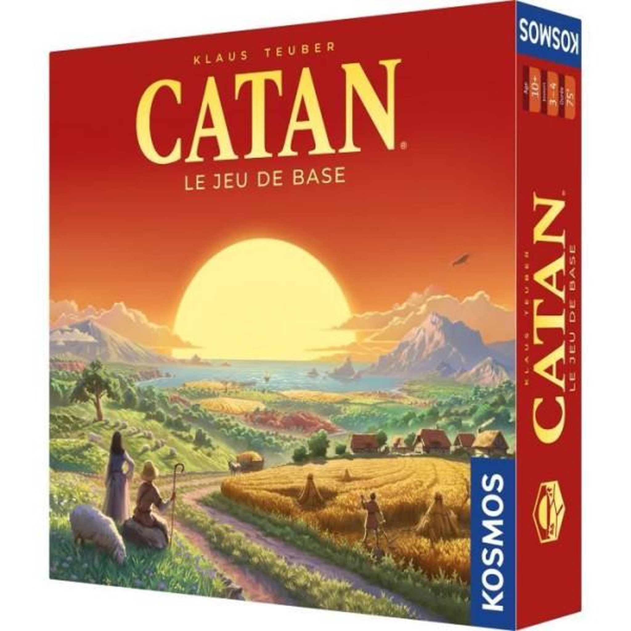 Voir la diapositive 2 : Asmodee Kosmos jeu de plateau catan (refresh) - best-seller stratégie et négociation - des 10 ans - 3 a 4 joueurs - 60 a 120 min