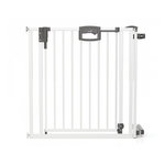 GEUTHER Barrière d'escalier à pression Easylock Plus  bois/métal 84,5 cm - 92,5 cm Blanc