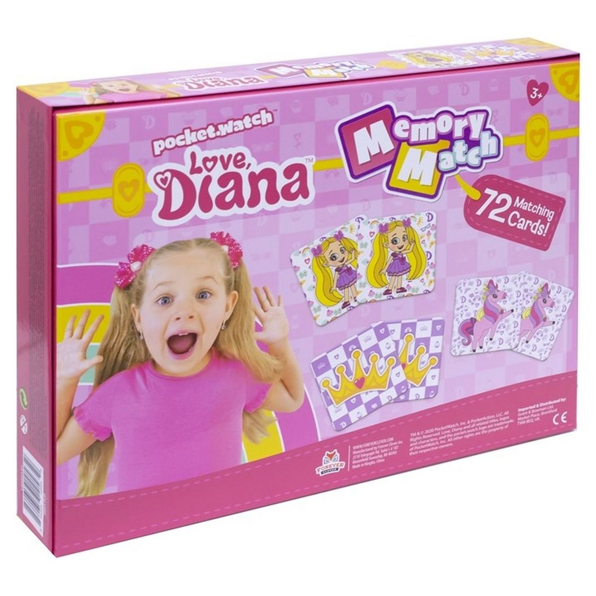 FOREVER CELVER Jeu de memory Love Diana