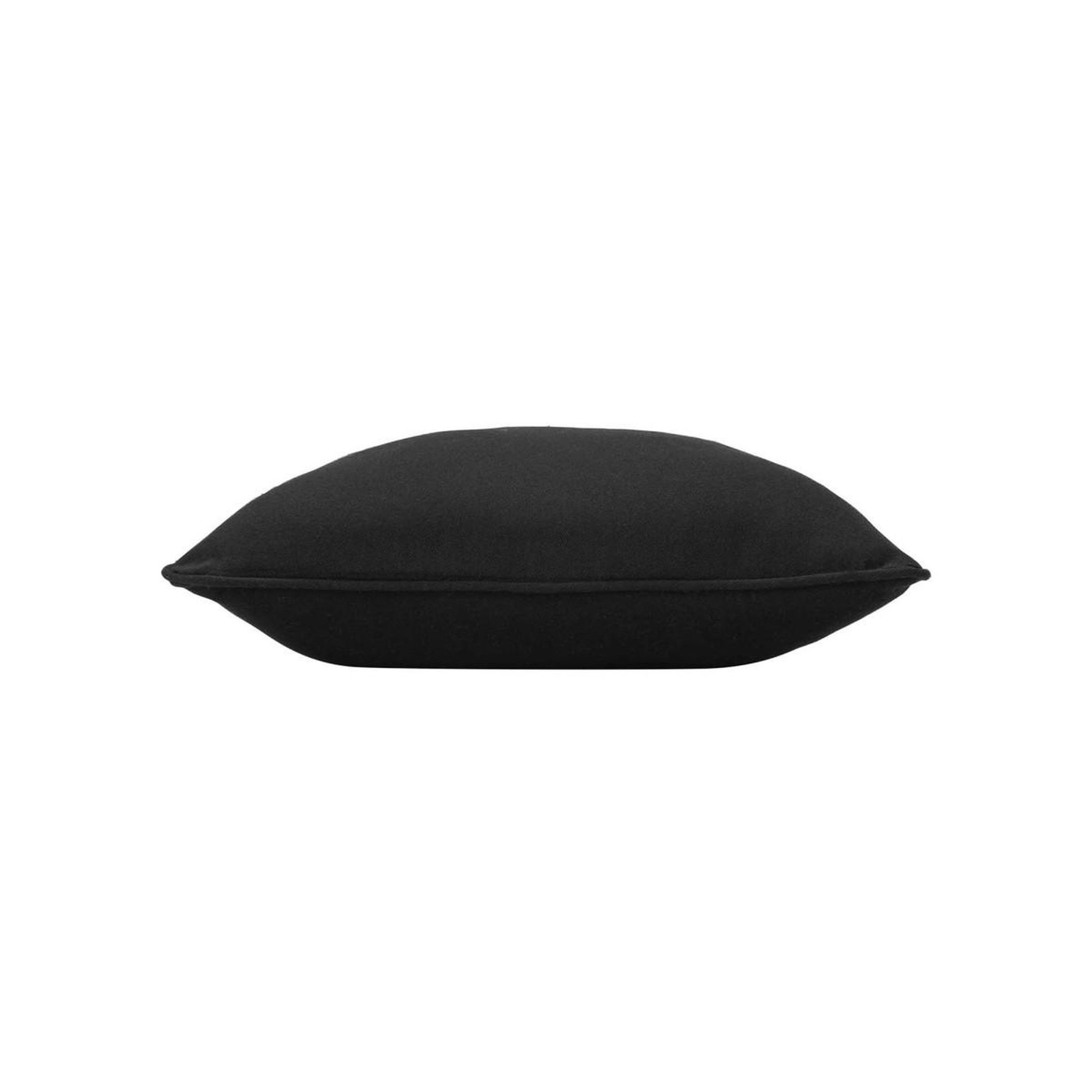 Voir la diapositive 2 : Douceur d'Intérieur Housse de coussin  twily  40x40cm noir