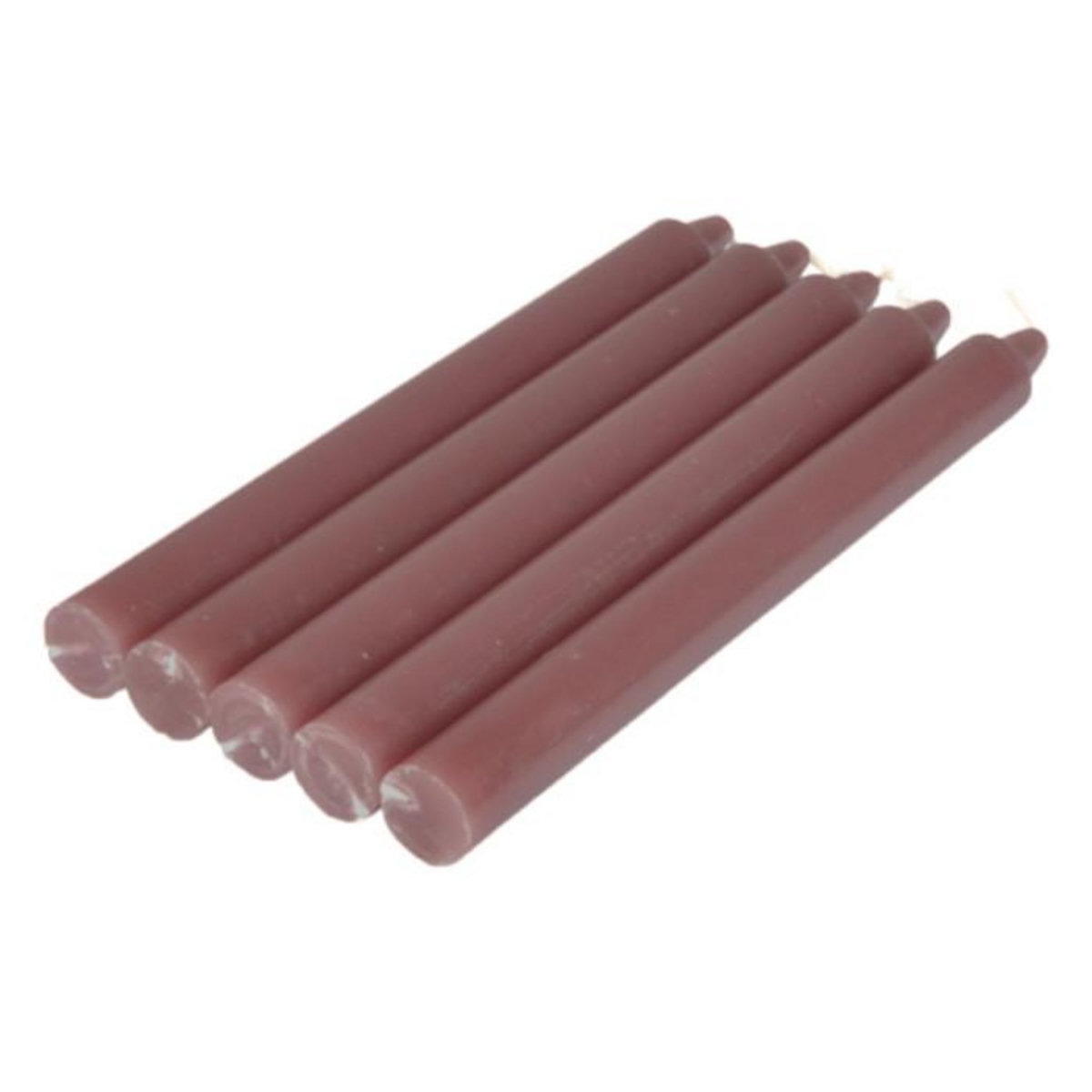 Paris Prix Lot de 5 Bougies Chandelier  Essentiel II  19cm Taupe