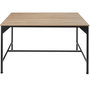 Voir la diapositive 2 : tectake Table de salle à manger style industriel Bois clair industriel, Chêne Sonoma