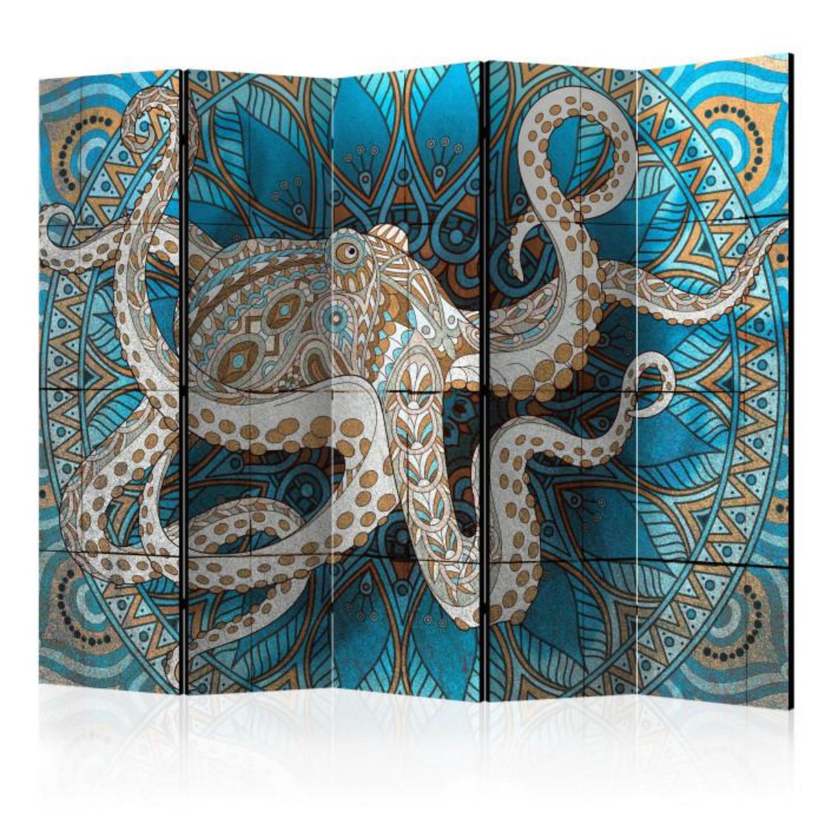 Paris Prix Paravent 5 Volets  Zen Octopus  172x225cm
