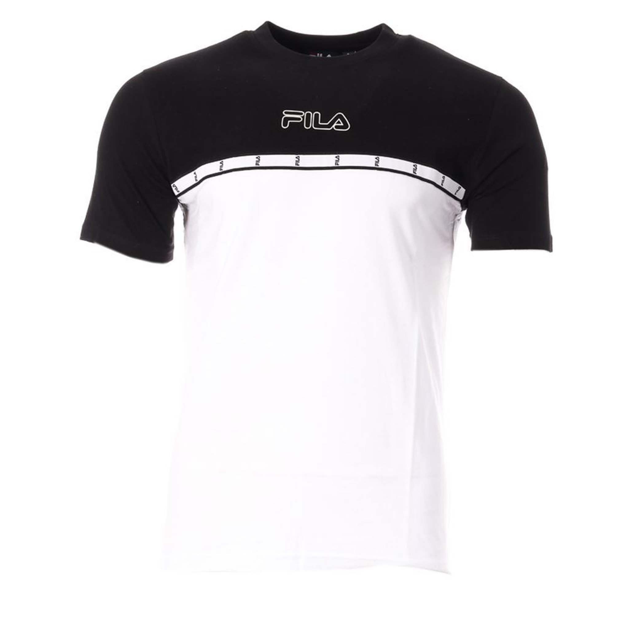 Voir la diapositive 1 : FILA T-shirt Noir/Blanc Homme Fila Tape