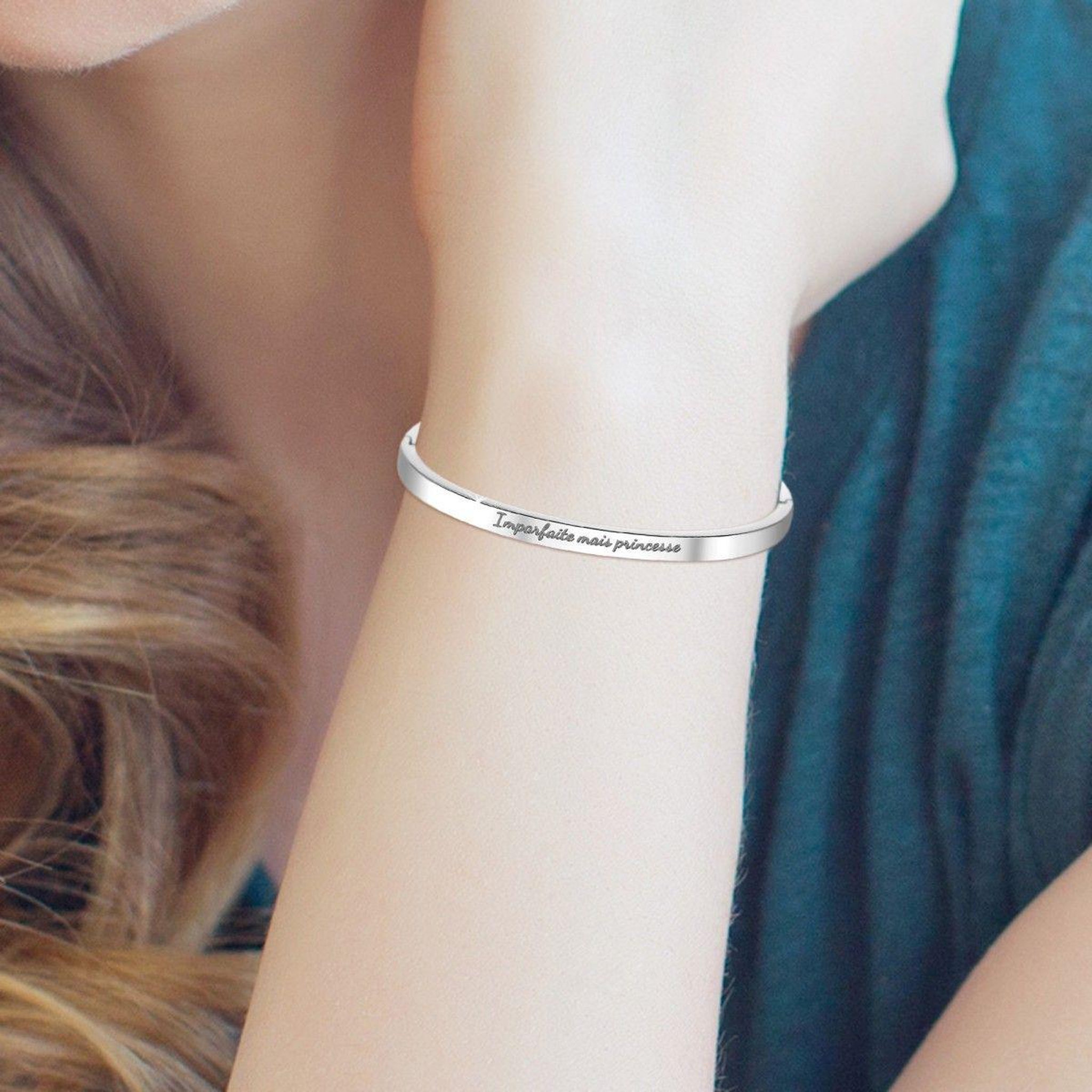 Voir la diapositive 2 : SC CRYSTAL Imparfaite mais princesse - Bracelet par SC Crystal