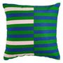 Voir la diapositive 1 : ATMOSPHERA Coussin Déco Brodé  Disso  40x40cm Vert