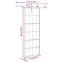 Voir la diapositive 6 : VIDAXL Porte coulissante avec kit de quincaillerie 76x205 cm Verre ESG