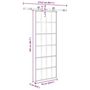 Voir la diapositive 6 : VIDAXL Porte coulissante avec kit de quincaillerie 76x205 cm Verre ESG