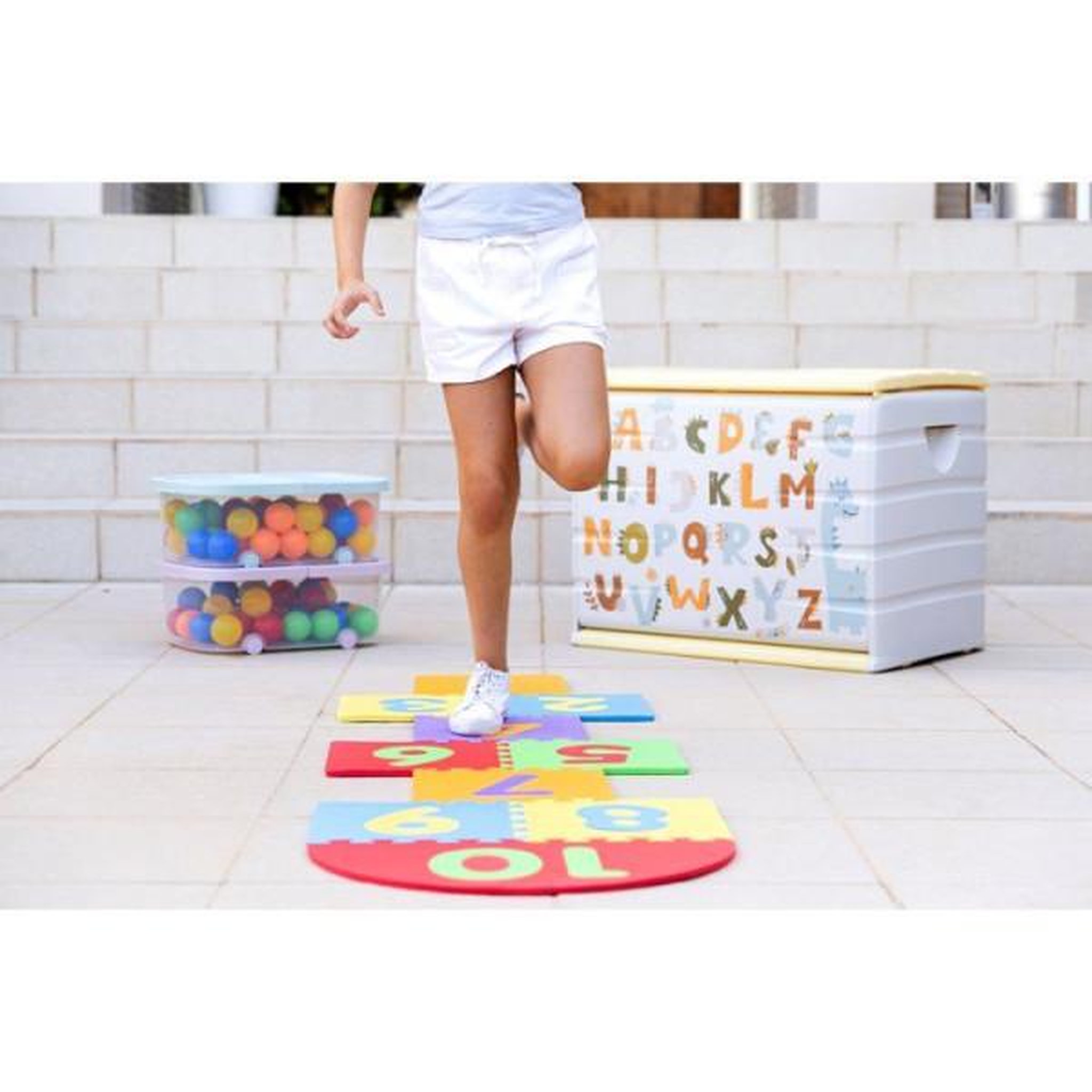 Voir la diapositive 3 : PLASTIKEN Coffre de rangement - plastiken - 260 l - 80 x 61 x 53 cm - lettre