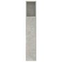 Voir la diapositive 4 : VIDAXL Armoire de tete de lit Gris beton 140x18,5x104,5 cm