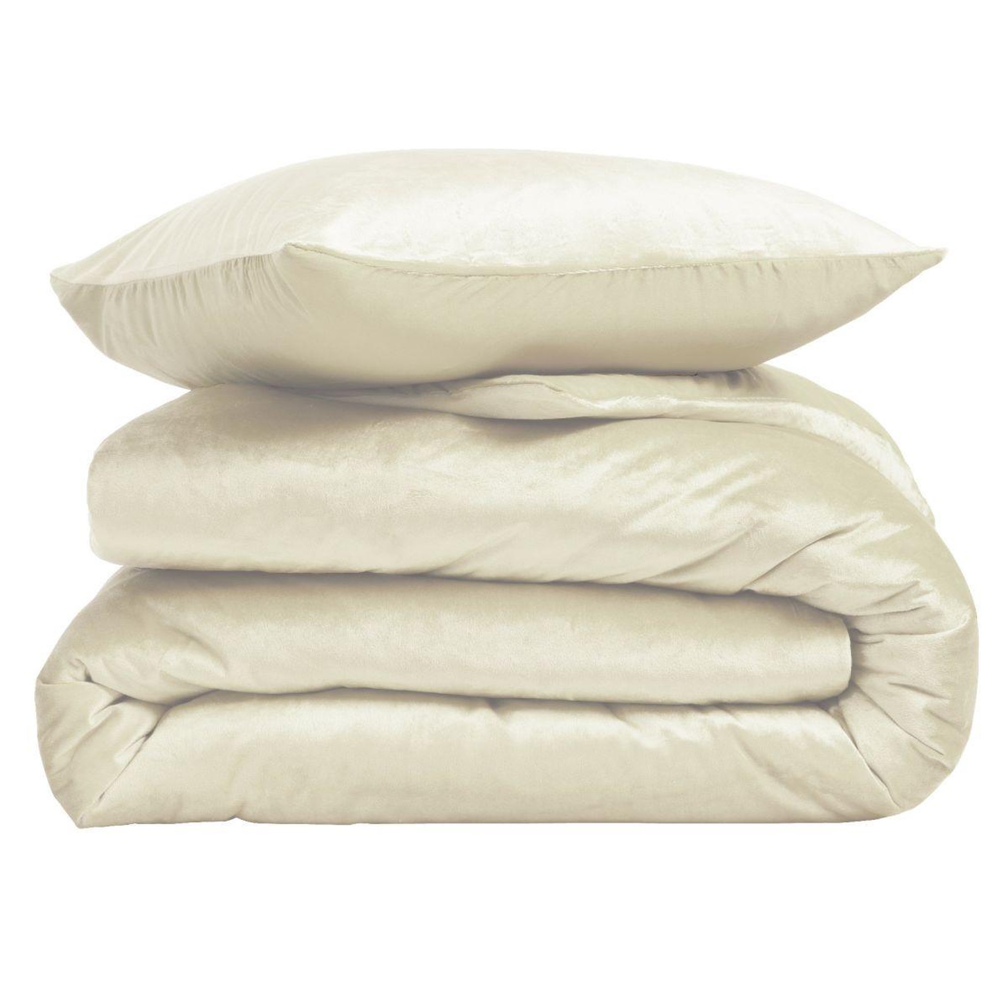 Voir la diapositive 4 : Douceur d'Intérieur Parure de lit 3 pièces  velina  240x220cm naturel