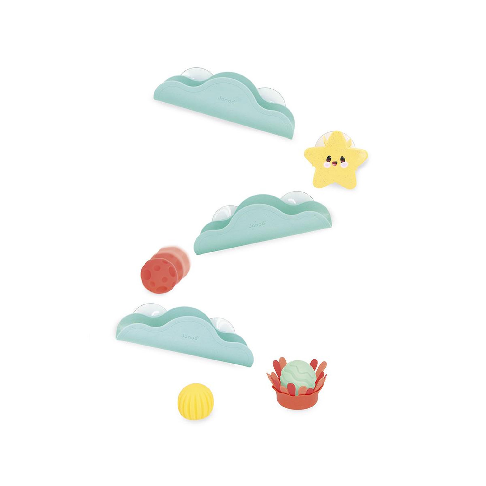 Voir la diapositive 2 : Juratoys-Janod Circuit de bain marin a ventouses