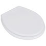 Voir la diapositive 2 : VIDAXL Sieges de toilette avec couvercles 2 pcs MDF Blanc