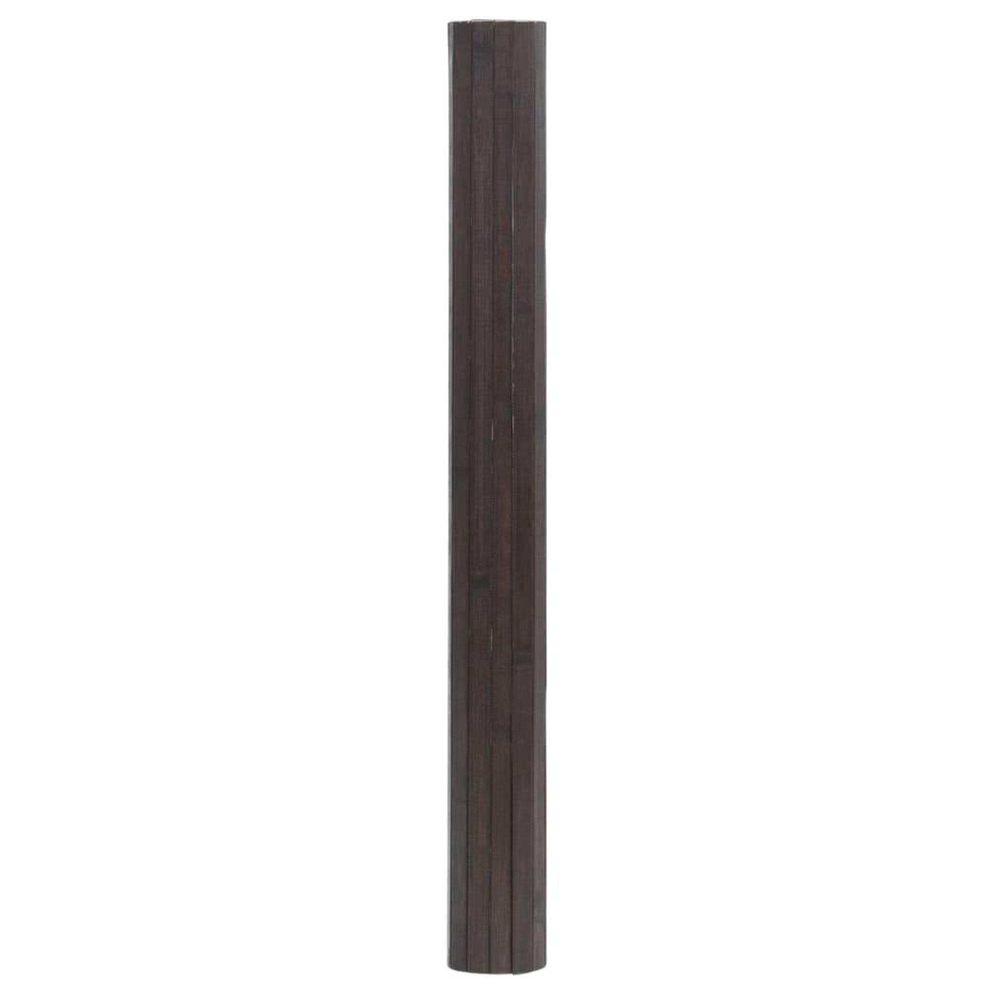 Voir la diapositive 3 : VIDAXL Tapis rectangulaire marron fonce 70x300 cm bambou