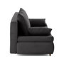Voir la diapositive 5 : BEST MOBILIER Larson - canapé droit 3 places convertible avec coffre en velours côtelé