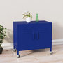Voir la diapositive 1 : VIDAXL Armoire de rangement Bleu marine 60x35x56 cm Acier
