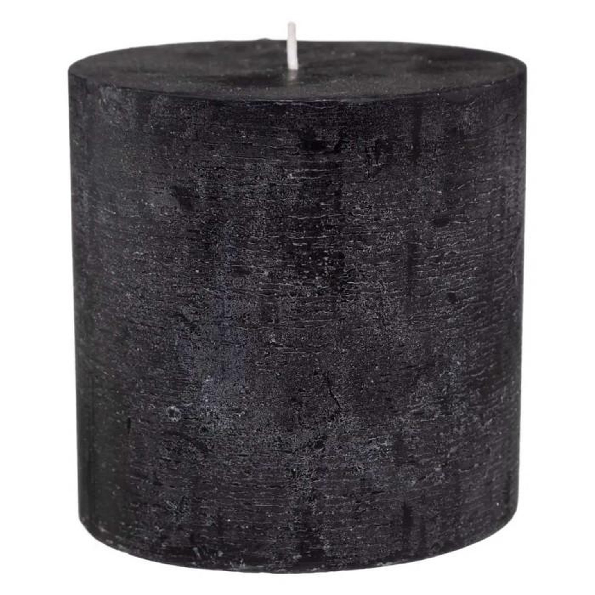 COMPTOIR DE LA BOUGIE Bougie Cylindrique  Rustic  10cm Noir