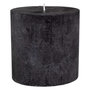 Voir la diapositive 1 : COMPTOIR DE LA BOUGIE Bougie Cylindrique  Rustic  10cm Noir