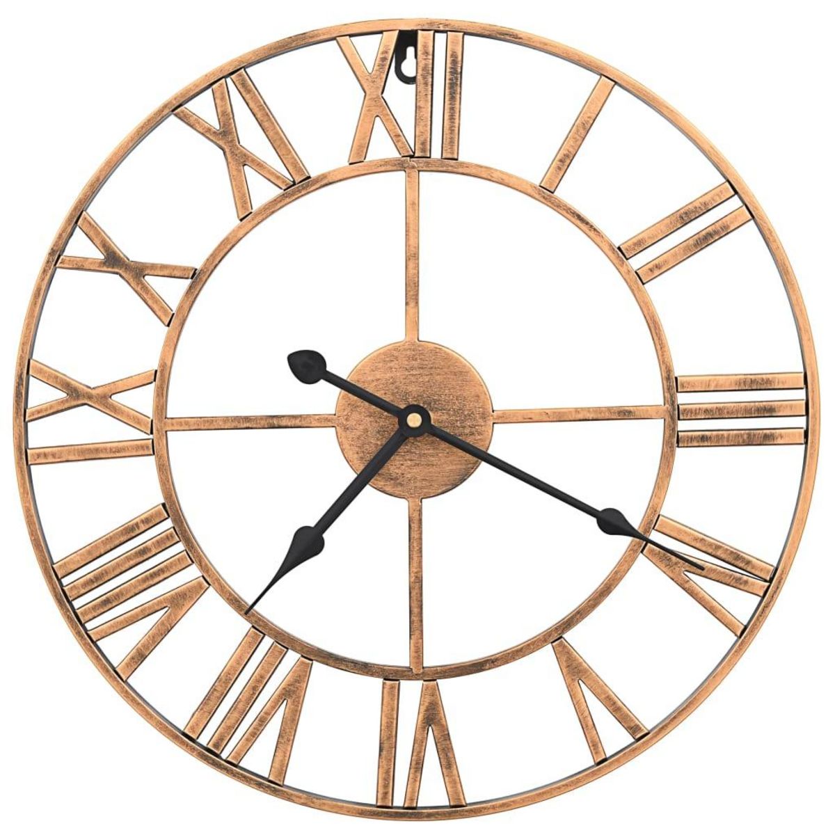 VIDAXL Horloge murale Metal 40 cm Dore