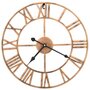 Voir la diapositive 2 : VIDAXL Horloge murale Metal 40 cm Dore