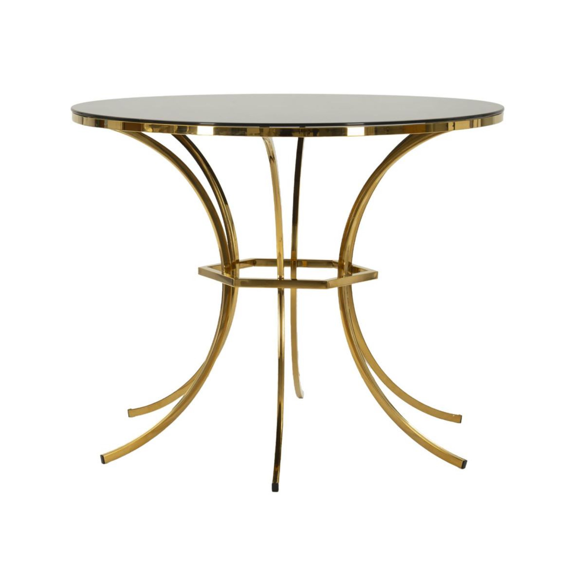 Paris Prix Table de repas  shanty  100cm noir & or
