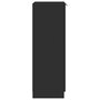 Voir la diapositive 5 : VIDAXL Armoire a chaussures noir 59x35x100 cm bois d'ingenierie