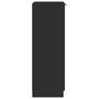 Voir la diapositive 5 : VIDAXL Armoire a chaussures noir 59x35x100 cm bois d'ingenierie