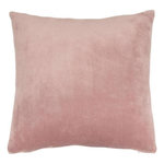 ATMOSPHERA Coussin en Flanelle Uni  Ollis  38x38cm Rose