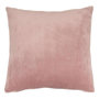 Voir la diapositive 1 : ATMOSPHERA Coussin en Flanelle Uni  Ollis  38x38cm Rose