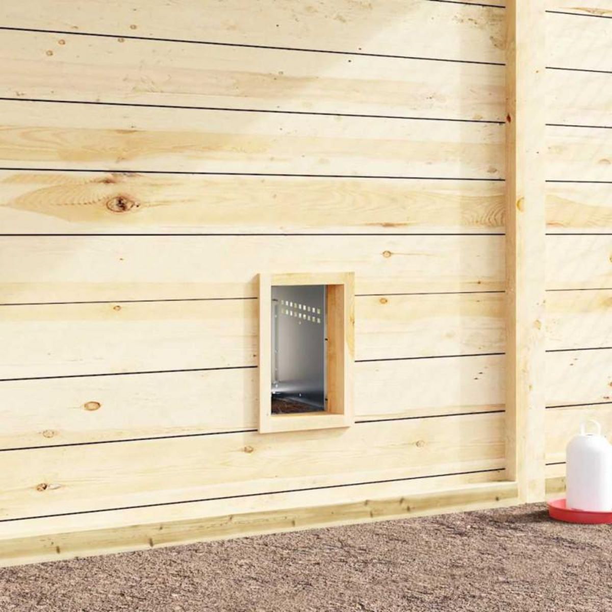 VIDAXL Nichoir à poules1 compartiment, fixation murale, acier galvanisé