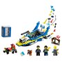 LEGO City 60355 Mission détective de la police sur l'eau, Jouet Interactif avec Bateau