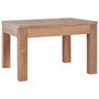 Voir la diapositive 2 : VIDAXL Table basse Bois de teck et finition naturelle 60x60x40 cm