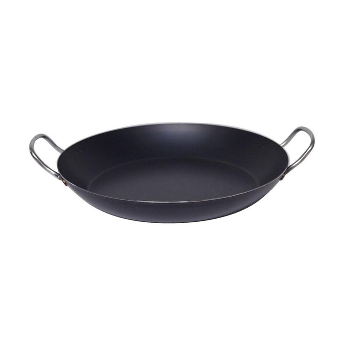 Le marquier Plat à cuisson de paella en acier, Diam.20 cm