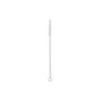 Voir la diapositive 2 : FIVE Lot de 6 Pailles & Goupillon  Verre  20cm Argent
