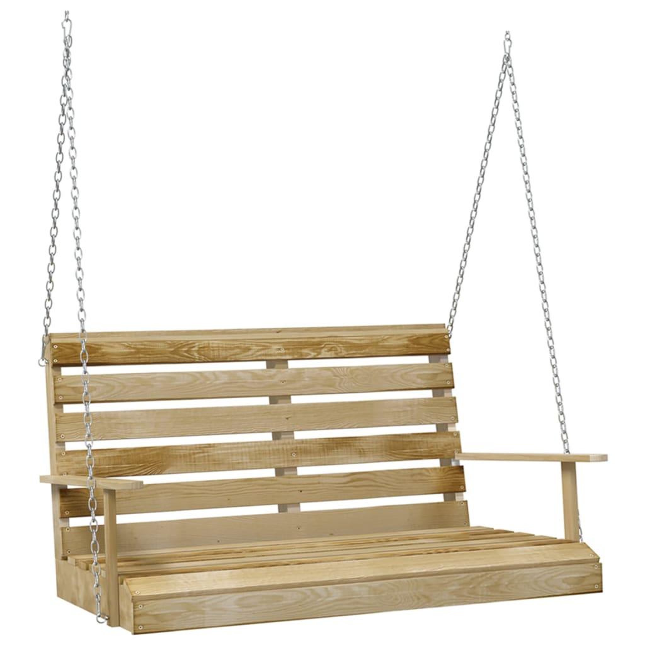 Voir la diapositive 2 : VIDAXL Balancelle 110 cm bois de pin impregne