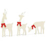 Voir la diapositive 2 : VIDAXL Decoration de Noël renne 3 pcs 90 LED blanc chaud