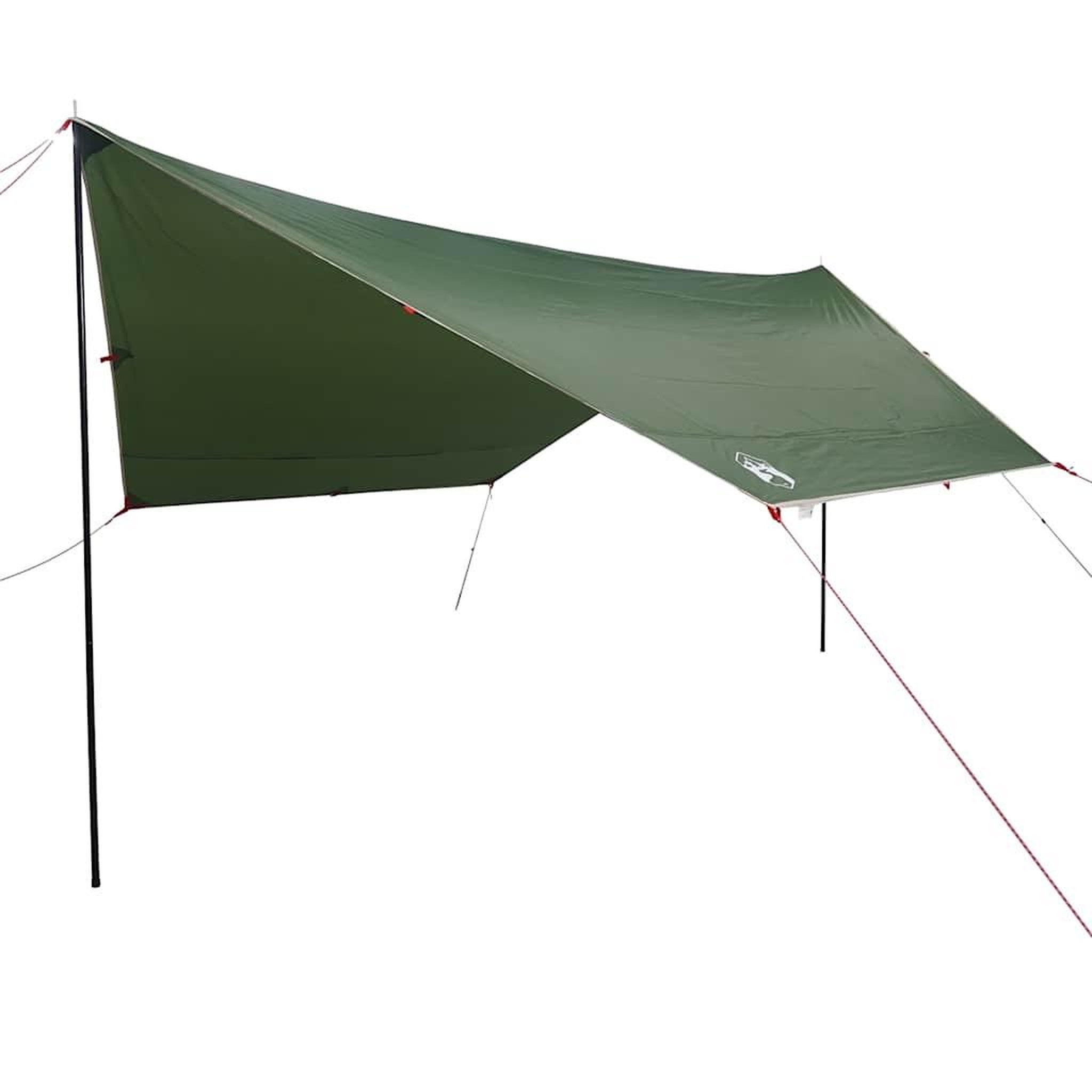 Voir la diapositive 2 : VIDAXL Bache de camping vert 430x380x210 cm impermeable