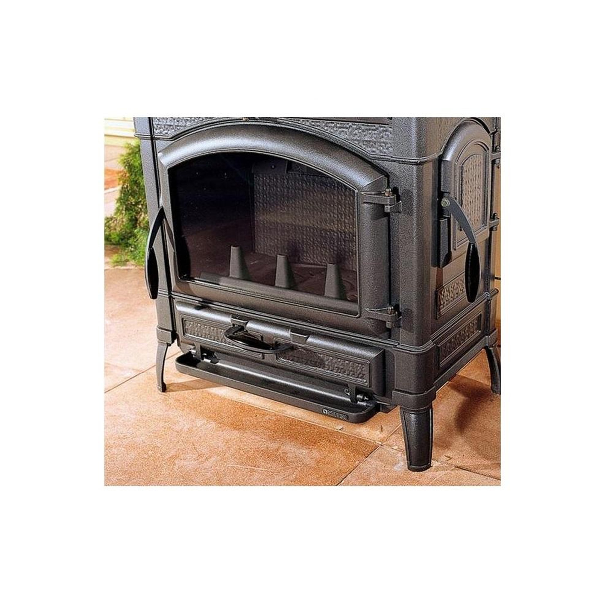 Voir la diapositive 3 : NORDICA EXTRAFLAME Poêle à bois fonte 11.9kw anthracite - 7119101